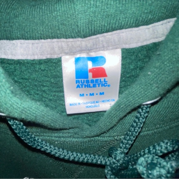 Vintage Russell Athletic Hoodie Sweatshirt Sweater Michigan University Size Med - Picture 4 of 7